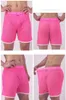 Men039s Shorts Mesh Men seksowna tablica plażowa zobacz przez fishnet gej scena luźna pusta czerwona czerwono czarna biała 6106877