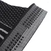 회색 줄무늬가있는 무릎 패드 엘보드 블랙 길이 지원 슬리브 사이클링 체육관 피트니스 농구 배구 테니스 팔 가드 셀 보우