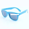 New Rice Nail Fashion frame with the same color Kids' Sunblock Children's Plastic Sunglasses