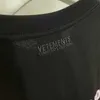 Angel Cupid Hartletter Druk Vetements T-shirts Streetwear Men Woman Fashion O-Neck VTM Tees Summer New Black Otenized Top