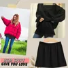 Skirts Black Tight Skirt Sweatshirt Short The With Female Base In Hem All-match Tan Plaid Pencil SkirtSkirts
