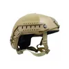 Capacete rápido MH Airsoft Capacete tático Esporte ajustável confortável Capacete respirável Casador de caça ao capacete Protetor de cabeça - preto