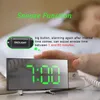 Timer digitali Sveglia Orologio da tavolo per bambini Camera da letto Decorazioni per la casa Temperatura Funzione snooze Tavolo da scrivania Orologio a LED elettronico