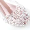 للنساء الصنادل على غرار روما 2024 Summer Jelly Shoes Hollow Out Flat مع السيدات البلاستيك أزياء أزياء الأزياء 87417 صندل