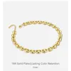 Anhänger Halsketten Punk Kaffeebohnen Link Kette Choker Halskette Frauen Edelstahl Gold Farbe Hip Hop Rock Männer Schmuck P3022 220427