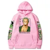 Herren Hoodies Sweatshirts Anime Roronoa Zoro Bedruckte Männer Frauen Hoodie Streetwear Casual