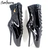 Sorbern 18CM Heels Ballet Boots For Women BDSM Shoe Plus Size Ladies Party Boots Custom Made Color