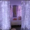 Strings 3x3m 3x2m 3x1m Fairy Curtain Light LED USB Garland String Lights For Room Home Bedroom Window Holiday Christmas Party DecorationLED