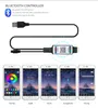 Streifen Bluetooth USB LED Streifen Licht TV Hintergrundbeleuchtung RGB DC5V 1M2M3M4M5M Flexible Lampe Klebeband Diode Band Hintergrund Fee NachtLED StreifenLED