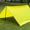 Ultralight Sun Shelter Camping Mat Plage Tente Pergola Auvent Canopy 5 Couleurs 190T Taffetas Tarp Camping Imperméable Sunshelter H220419