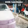 Waterpistool sneeuwschuim lans 800 ml auto wasmachine wassen hogedruk mondstuk schuim voor schoonmaakgereedschap zeep shampoo spuiter auto accessoires water