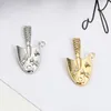 Charms Vintage Micro Pave Shovel Pendant For Necklace Making Gold Plated Clear Cubic Zirconia Bracelet 21 X 11mm7707273