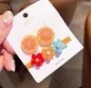 Set Cartoon Fruits Barrettes Children Girls Sweet Hairpins Fashion Bands Fashion Clairs ACCESSOIRES POUR LES CHIE