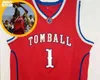 SjZl98 # 1 Jimmy Butler Tomball High School Throwback Basketball Jersey Stitched Skräddarsy något namn och nummer