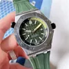 2022 Nouvelle montre pour hommes automatique quartz heure montre-bracelet en acier inoxydable bracelet en caoutchouc de haute qualité mode multifonction Waterpro2073