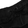 Męskie spodenki palmy litera drukowana tęczowa taczona pasek swobodny pięciopunktowe spodnie męskie spodnie projektant plaży m9