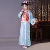 TV Stage Wear Wear Qing Dinastia Princess Dress Women Women Tradicional Roupas Etnicas Tradicionais Robôs Clássicos Elegantes Cosplay Show Fanche Fanche