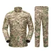 女性のフーディーズスウェットシャツ狩猟セット13color男性軍用戦術スーツCP特殊部隊戦闘シャツコートパンツセットカモフラージュミリターソルジャー衣服285U
