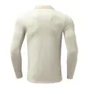Herrpolos t-shirts vargs blixtlås Blusa casual krage dubbel skjorta bälte solid mäns turn-down-skjortor's milda22