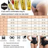 GUUDIA Sexy Shaperwear Women High Waist Trainer Body Shaper Tummy Slim Control Shape Belly Underwear Briefs Zipper Panty 220318