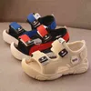 2022 verão sapatos infantis meninos sola macia sapatos de praia masculino bebê baotou anti-chute sandálias infantis Princepard sandálias de verão g220523