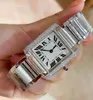 Super klassische Multi-Damen-Armbanduhren, Saphirglas, 20 mm x 25 mm, 25 mm x 30 mm, Diamantrand, VK-Quarzwerk, zweifarbiges Armband, hochwertige, modische Damenuhren