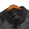 Camisetas para hombre 22SS Chaqueta de moto americana Otoño para hombre Sección delgada Alfabeto gótico Tide Marca Tendencia Hip-hop Chaqueta suelta para hombre