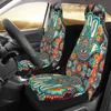 Coprisedili per auto Hamsa Hand Bohemian Copertura universale Impermeabile Donna Hippie Mandala Paisley Boho Mat Fiber HuntingCar