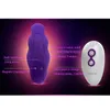Nxy Anal Toys 360 Degree Swing G spot Vibrate Strapless Strap on Panties Wireless Remote Clitoral Vibrator Sex for Women Men 220420