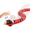 Smart Sensing Snake Interactive Cat Toys Automatyczne zabawki dla kotów Akcesoria ładujące USB