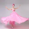 Stage Wear Mouwloze Flamenco Jurken Spaanse Jurk Gypsy Outfit Dames Dames Dans Kostuum Ballroom Dansende Kleding DN3592