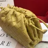 Classic Pouch Soft Sheepskin Leather Woven Handbag Purse Cloud Bag Women Crossbody Bag Crochet Shoulder bags Evening Clutch Bag 1588