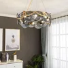 Moderne Lampe, luxuriöse Wohnzimmer-Kronleuchter, einfache Glas-Esszimmerlampen, modernes Schlafzimmer, Arbeitszimmer, personalisierter Kronleuchter
