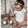 50CM Full Body Silicone Reborn Maddie Doll Impermeabile Pittura dettagliata a mano con vene visibili Realistica tonalità della pelle 3D AA220325