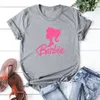 Bella Ragazza Profilo Viso Modello Maglietta Delle Donne Casual O-Collo T-Shirt Femme Allentato Camiseta Mujer Vintage Harajuku Maglietta Delle Donne 220408