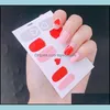 Nail Art Dekorationen Salon Gesundheit Schönheit Neue Designs 3D FL ER Wassertransferaufkleber Aufkleber Slider Maniküre Wraps Werkzeugspitze Dekoration Drop D