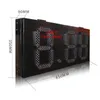 Outdoor waterproof 12 inch single red digital 8.88 format display gas station led oil price sign