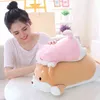 1 pcs 55 cm mignon gros Shiba Inu chien en peluche oreiller en peluche doux dessin animé animaux jouets beaux enfants bébé enfants cadeau de Noël poupées J220729