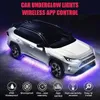 100W 5050 LED SMD IP68 Auto impermeabile Light LED LED LED LAMPAGNO AUTO AUTO RGB Underglow Flexible VOCE APP CONTROLLE9049728
