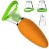 NXY vibratori a forma di carota ventosa per clitoride silicone adulti strumento erotico clitoride capezzoli vibratori giocattoli del sesso donna 0110
