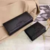 2022 new three fold solid color bamboo wallet style zero wallet card bag men's and women's wallet