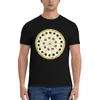 T-shirty męskie święte mandala pizza T Shirt Fast Food Cultura symbol retro bawełna T-shirt krótkie rękawy graficzne topy dla mężczyzn para koszulka