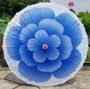 82cm Diameter Colorful Jasmine Bloom Dance Performance Flower Umbrella Chinese Cloth Hand Made Parasol Gift SN4348