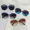 Lunettes de soleil ovales à Clip sans monture pour femmes, surdimensionnées, rétro, Vintage, de styliste, pour la conduite automobile, à l'extérieur, Shades8561340