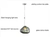 Nordic Pendant lamps Blown Glass Embossed Art chandelier Restaurant Bedroom Living Room Bar Light Crystal Suspension