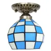 Tiffany Bedroom Lights Lamp Design Corridor Glass Bud Balcony Balcony Hallway Porch Lighting Fixtures