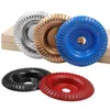 Round Wood Angle tool Grinding Wheel Abrasive Disc Angle Grinder Carbide Coating 16mm Bore Shaping Sanding Carving Rotary