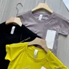 Kadın Giyim Tasarımcısı T Shirt Üstleri T-Shirts Trailsuit Hızlı teknoloji kazak yoga koşu Fitness Kısa Kollu Nefes Alabilir Hızlı Kuru Spor Üst T-Shirt Kızlar Jogger