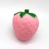 Squishy Toys anpassade kawaii fruktform för pu svamp stressavlastning jordgubbe långsam stigande squishy boll