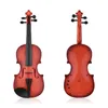 Скрипка для детей, обучающая игрушка, мини-электрическая скрипка с 4 регулируемыми струнами, смычок для скрипки, детский музыкальный инструмент, игрушка 2204195020318
